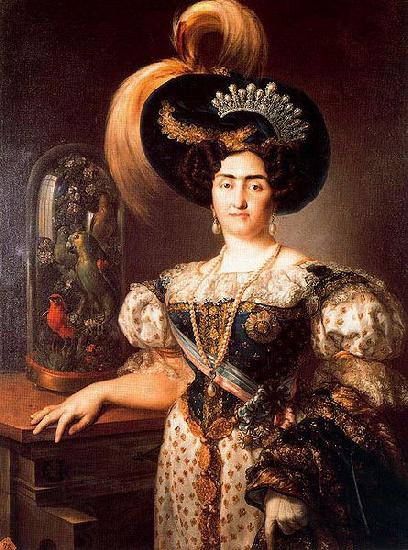 Vicente Lopez y Portana Portrait of Maria Francisca de Assis de Braganca oil painting picture